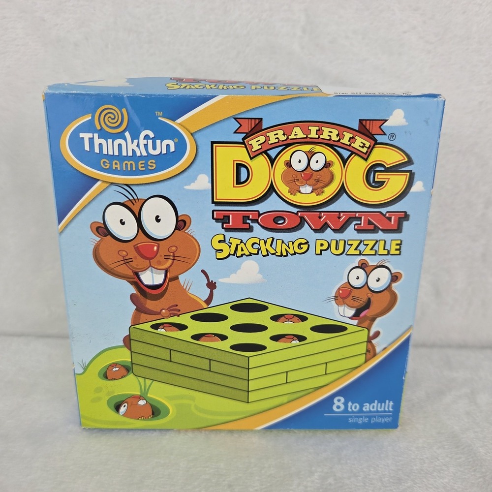 ThinkFun Prairie Dog Town Stacking Puzzle 6300 Logic Brain Teaser 2007